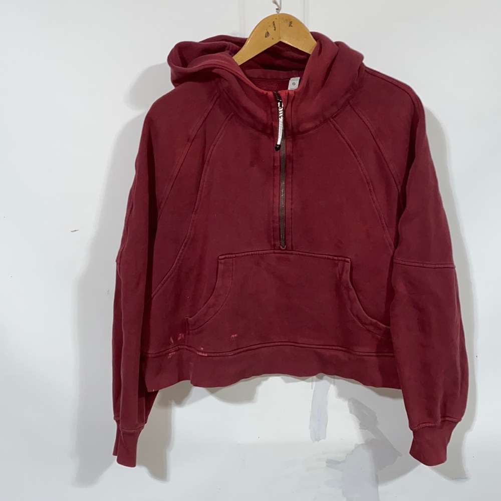 Lululemon cropped scuba hoodie sweatshirt